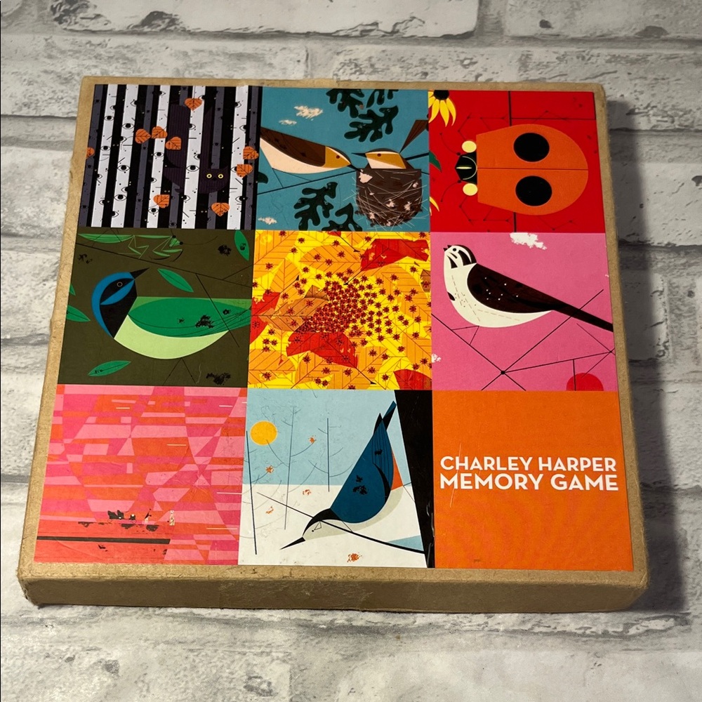 Memory Game - Multicolor 48 tiles Charley Harper artwork